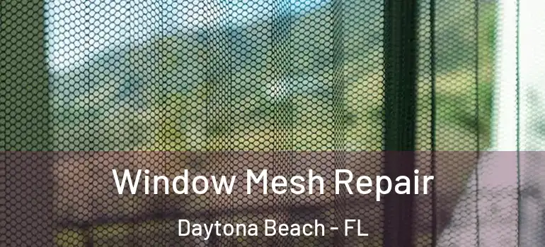  Window Mesh Repair Daytona Beach - FL